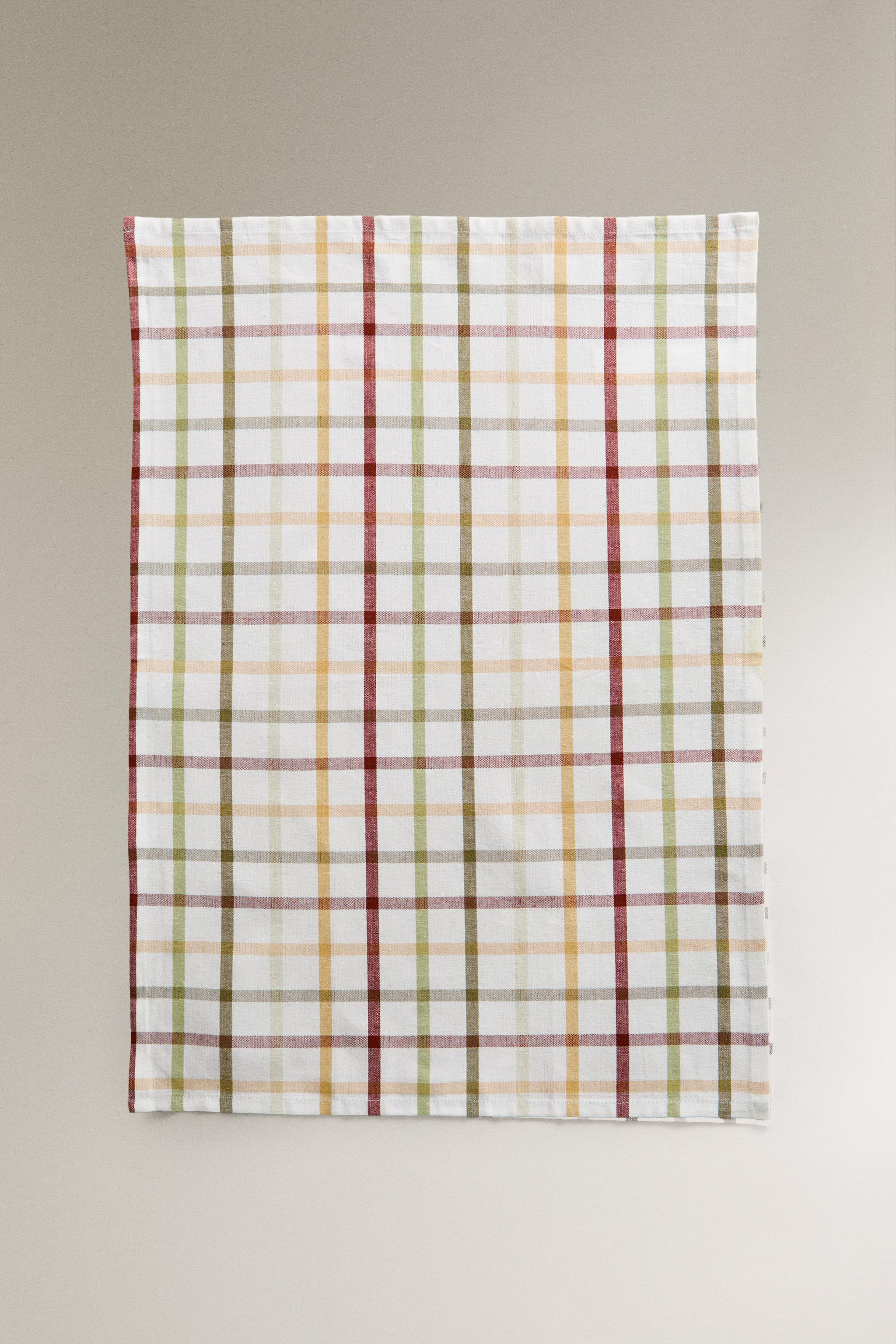 SET OF DYED THREAD KITCHEN TOWELS (SET OF 3)